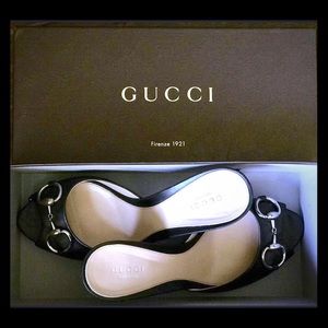 Gucci slip on heels